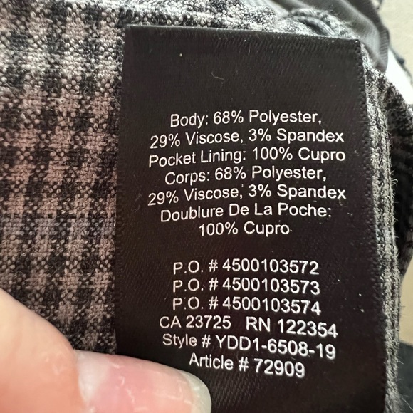 Babaton straight pants that are pull on size 8 super comfy - Picture 3 of 4